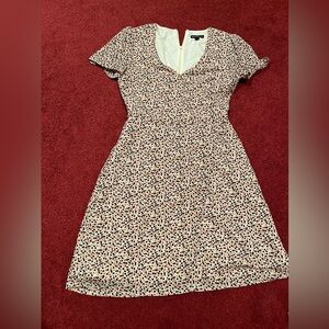 Jcrew small floral dress with lining